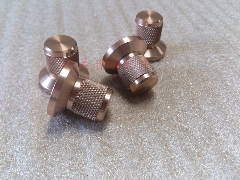 Diameter 25mm Shank Diameter 17mm Height 22mm All Aluminum Solid Volume Knob Sound Amplifier Potentiometer Knob