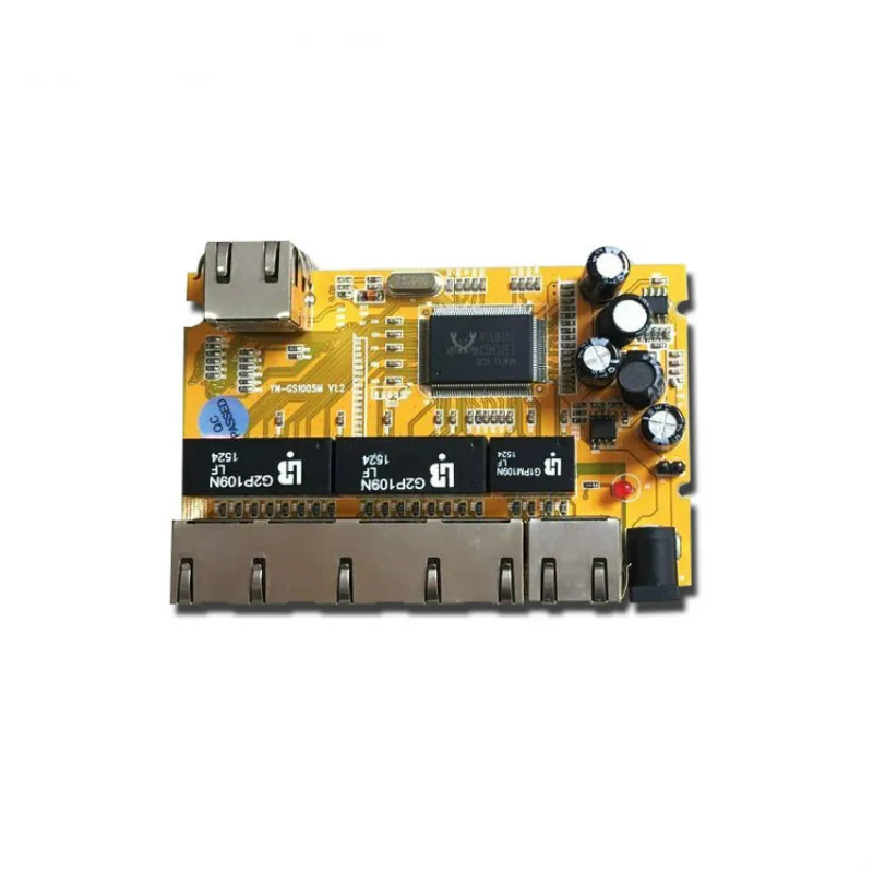 Módulo de interruptor Industrial OEM/ODM, conmutador Ethernet no gestionado POE, 10/100/1000mbps, gigabit, 5 puertos