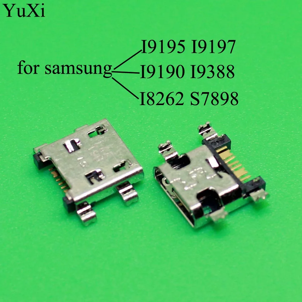 

Micro Usb зарядный разъем YuXi для Samsung Galaxy I8262 S4 Mini I9190 I9195 I9197 B9388 зарядный порт док-станция разъем
