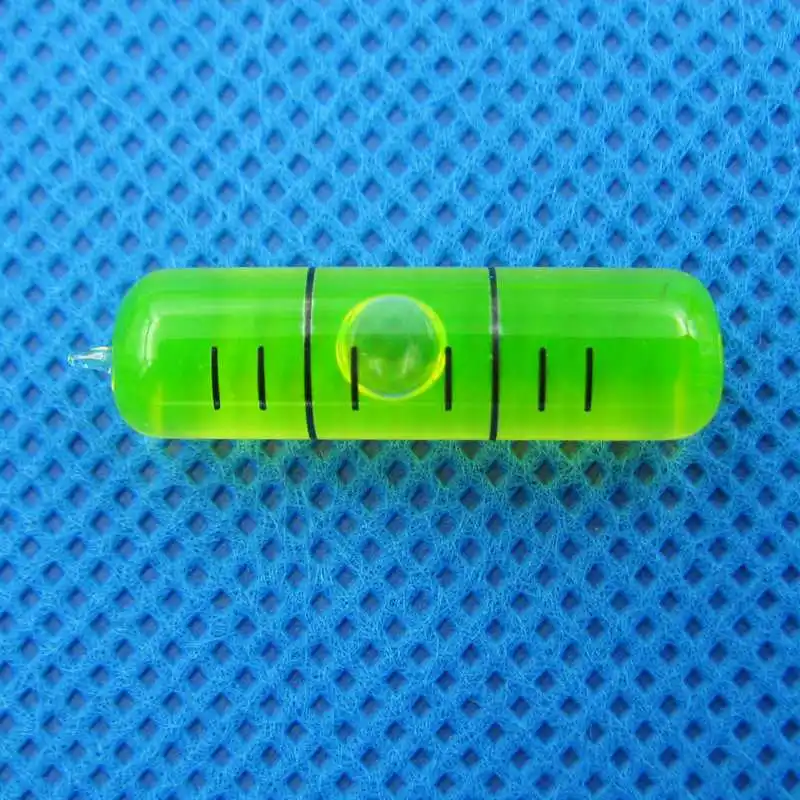 QASE 8*30mm Glass Level glass level bubble Cylindrical Bubble Spirit Level Green Water