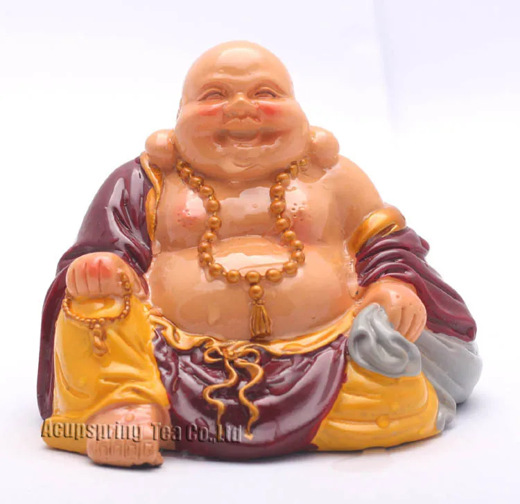 Novel present, Allochroic Mascot, Colorful Laugh Buddha, Ornament, tea pet,Fengshui, Best Gifts,will change color,S1039C