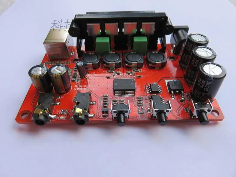 

USB звуковая карта/ЦАП 20 Вт + 20 Вт, STA333BW, регулировка басов, чистая плата цифрового усилителя мощности