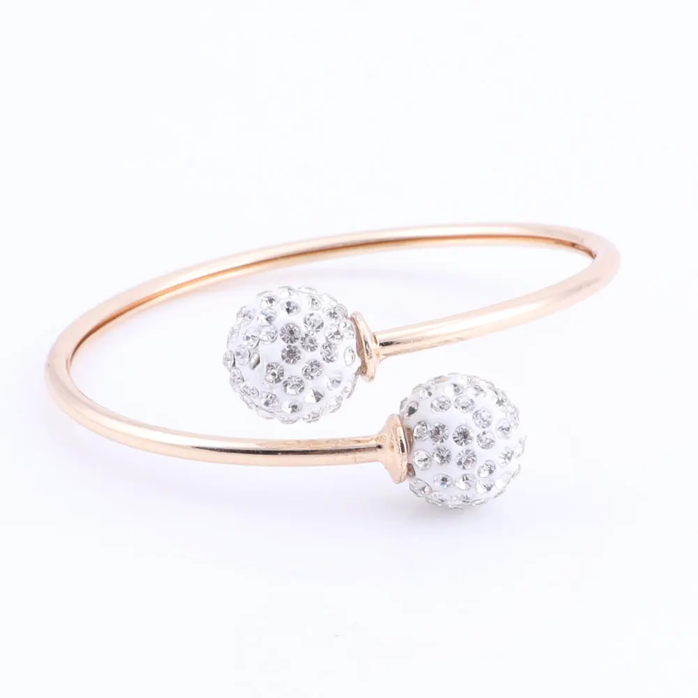 Fashion Women Wedding Party Gold Color Jewelry Sets Pendant Jewelry Sets For Bride Necklace Earrings Bracelet Ring
