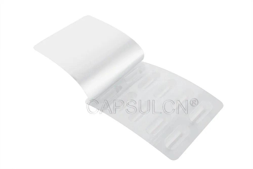 (10 holes) 3000 pcs/ carton Blister Packaging Sheet, Capsule Blister Packing Sheet For size 0 Capsule with 10 holes