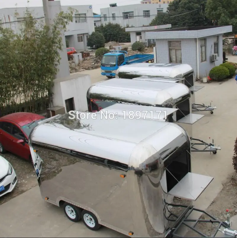 Mobile Hot Dog Vending Trailer Cart Professional Hot Dog frying Food Trailer Truck Manufactures