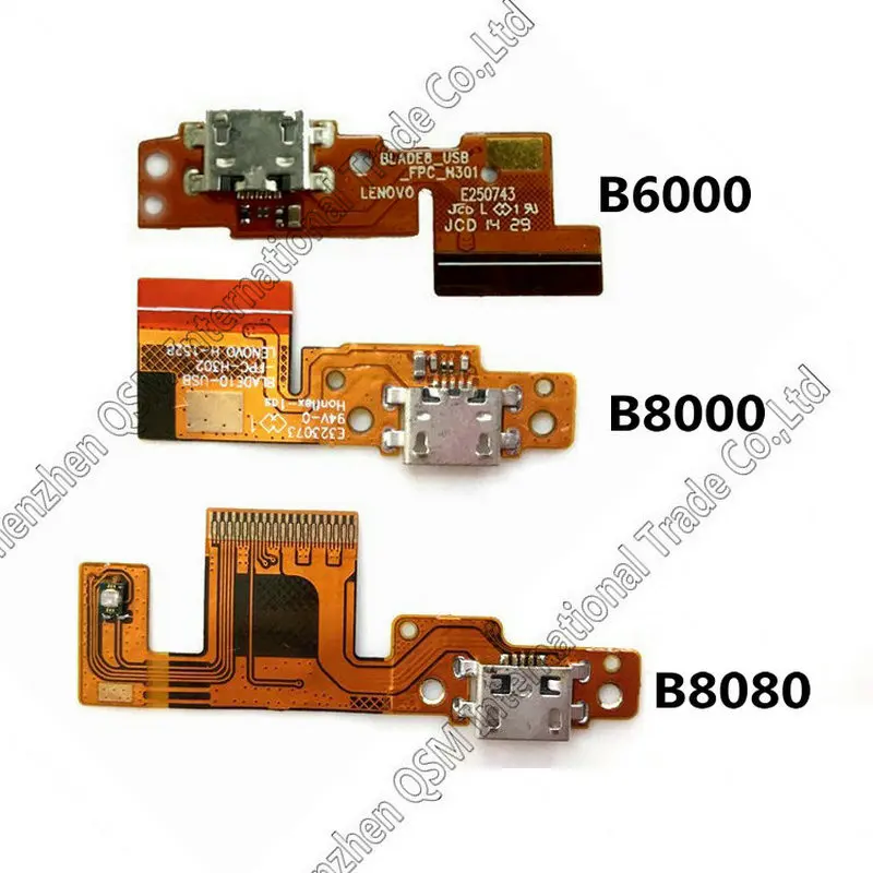 USB Charging Port Dock Plug Connector Jack Charge Board Flex Cable For Lenovo Tablet Pad Yoga 10 B8000 B6000 Yoga 8 B6000 B8080