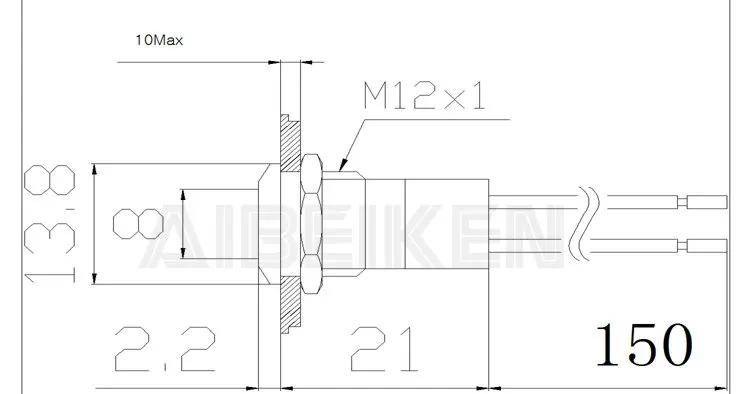 12mm 12V RGB LED 파일럿 램프 150mm 케이블 공 미니 보트 빛 방수 경고 신호 전기 장비 표시 등