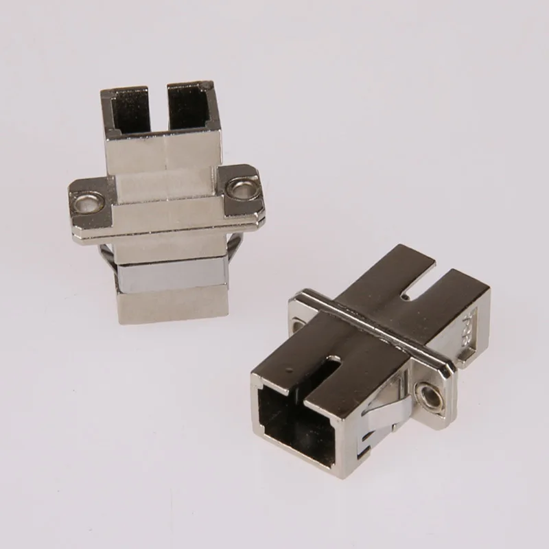 

10PCS/bag SC to SC adapter Simplex mode Fiber optic Adapter Optical fiber coupler SC-SC Fiber flange connector wholesale