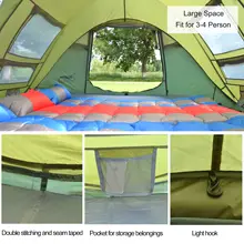 Automatic 3-4 Person Camping Tent #3