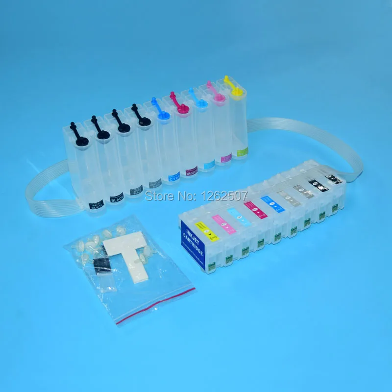 

157 T1571-T1579 Continuous Ink Supply System Ciss With ARC Chips For Epson R3000 Photo Printer