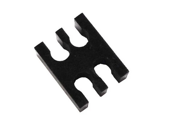 Черные акриловые гребни для кабелей 3 мм, 4 кабеля, бесплатная доставка