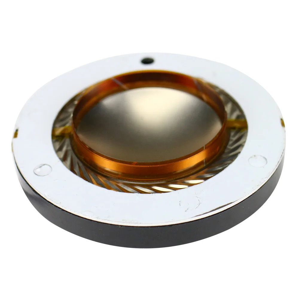 Ghxamp 34.4mm Tweeter Voice Coil Titanium Film Round Bracket Copper Wire 35Core Treble Voice Coil Tweeter Repair Parts 2pcs