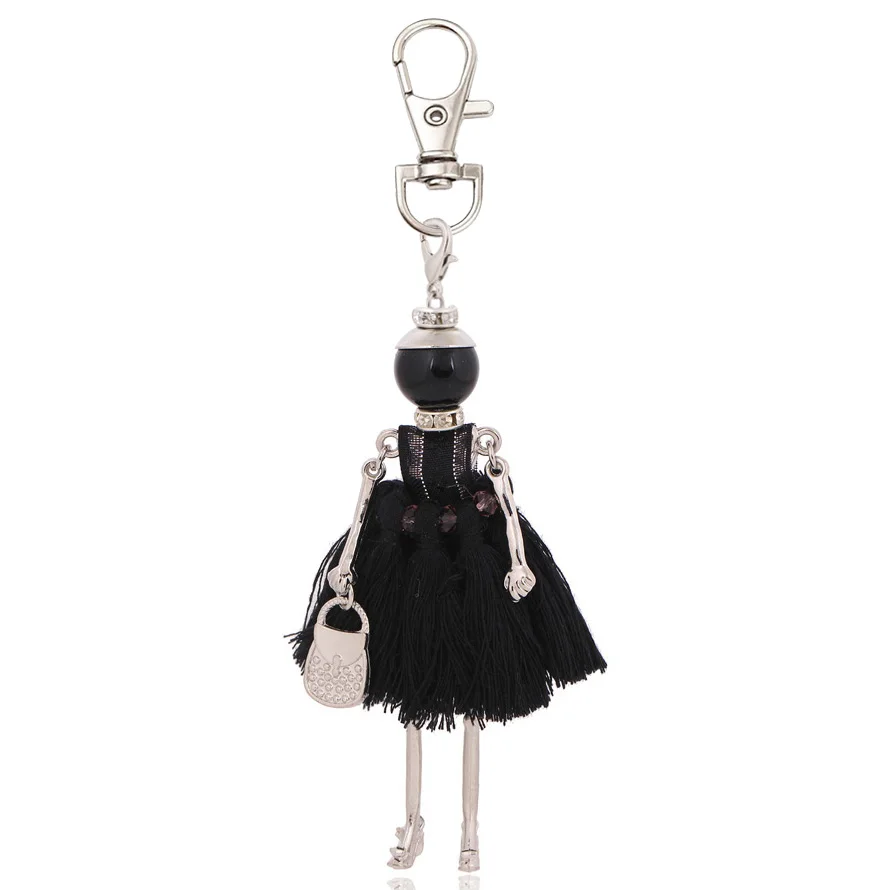 Fashion Keychain For Women Charm Key Chain Bag Pendant Holder Jewelry Handmade Girl Gift Jewelry