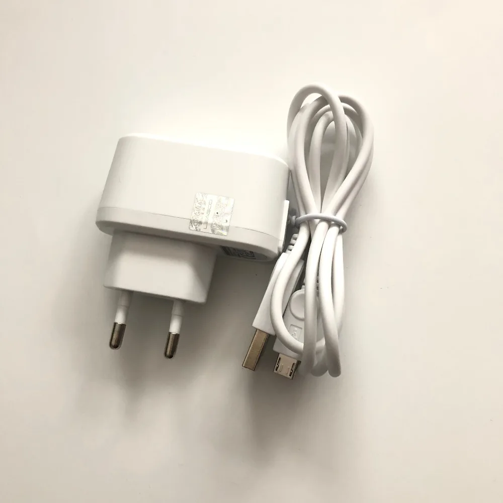 New Travel Charger + USB Cable USB Line For LEAGOO M5 Edge MTK6737 ARM Cortex-A53 5.0 inch 1280x720 Smartphones