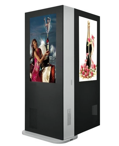 42 inch Double screen outdoor display Outdoor Floor Standing Lcd Advertising Players Digital Signage