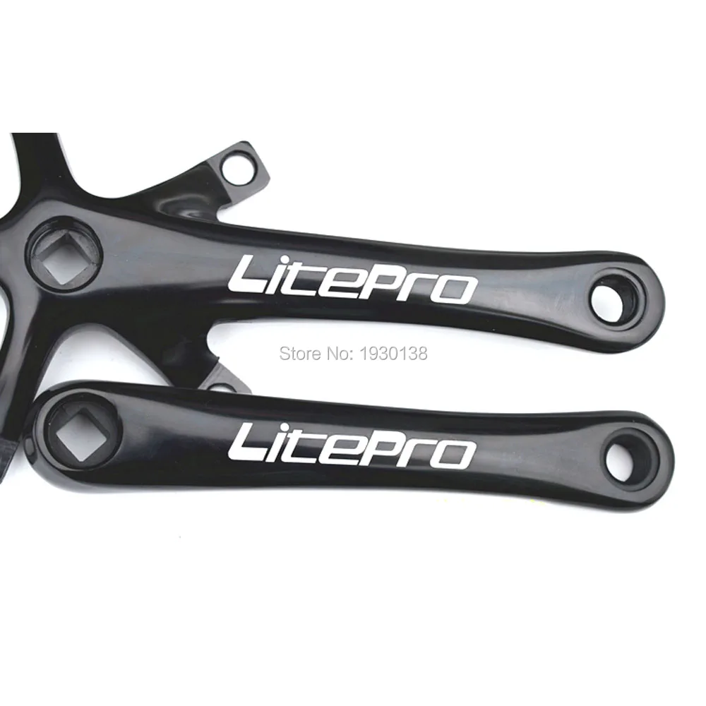 Litepro Single speed BMX Chainwheel Aluminum Alloy Crank chain wheel 170mm BCD130 square taper folding bike crank set