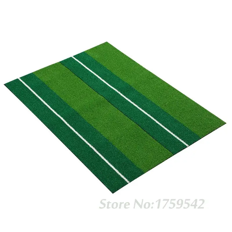 Golf Indoor Simulation Exercises Carpet Green Grass Carpet Non-slip Rubber Training Hitting Pad Practice Tee Holder Grass