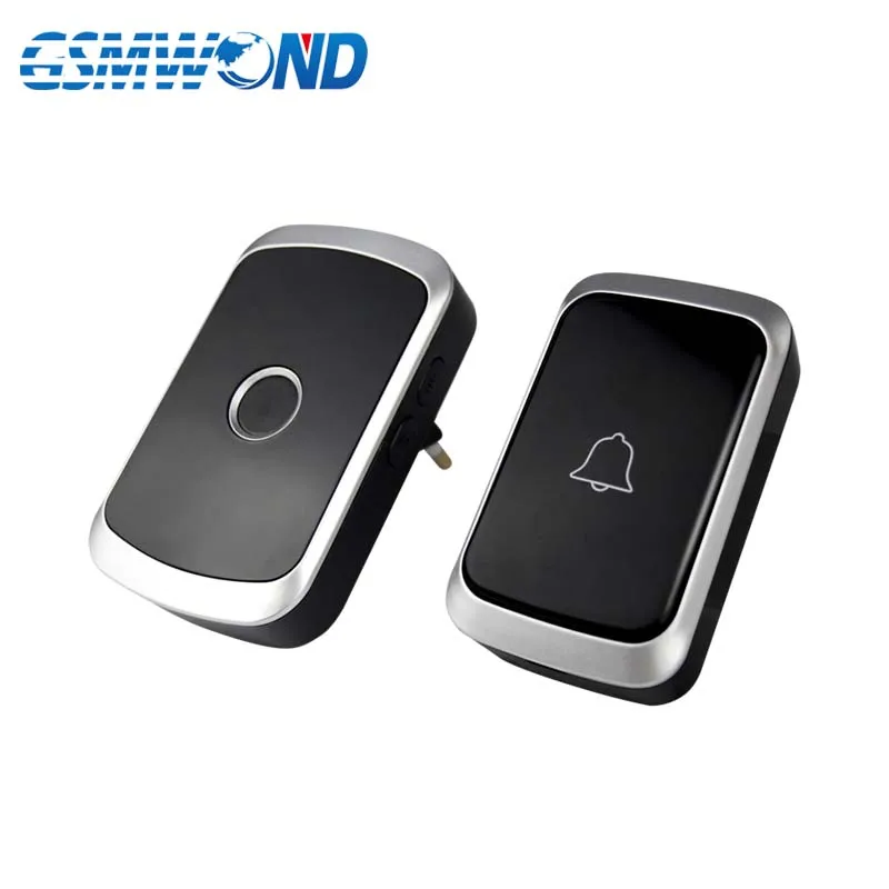 433MHz Wireless Doorbell Smart Home 300m Distance Wireless Working Welcome Doorbell Music Chime EU UK US Plug Optional