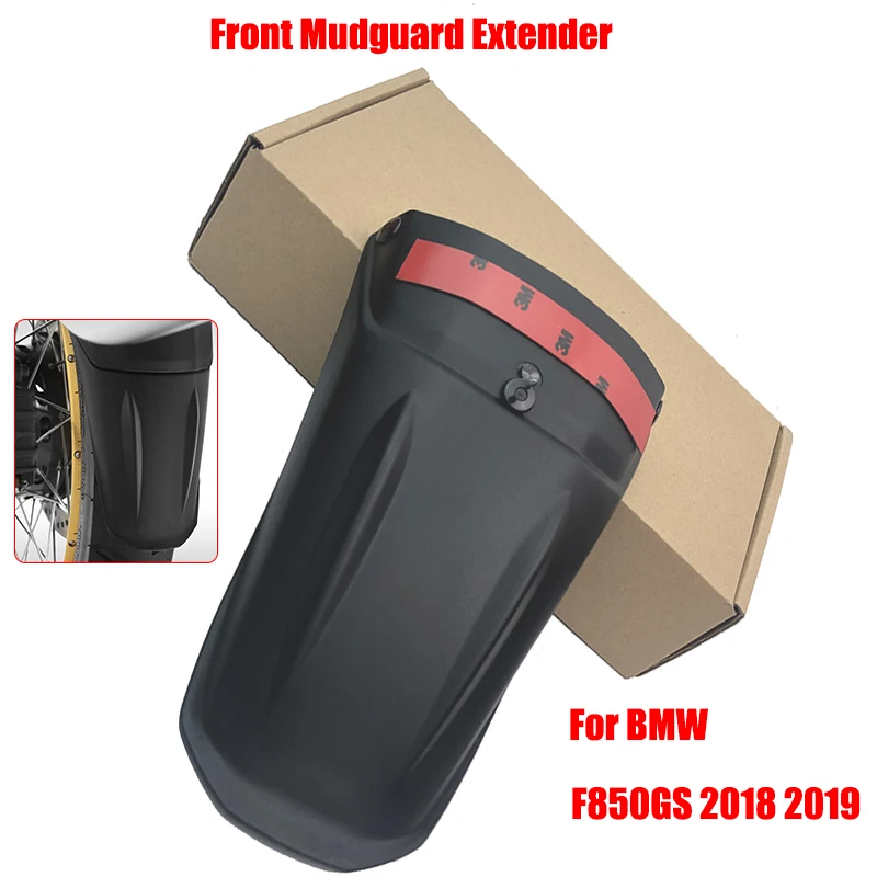 

New Arrival! For BMW F850GS F 850 GS F850 GS 2018 2019 Motorcycle Black Front Mudguard Extender Fender Splash Extension Pad