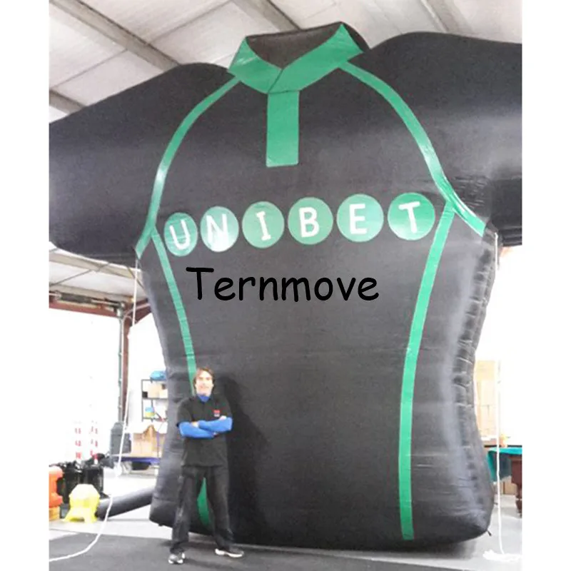 

Customized giant inflatable T-shirt model for promotion huge inflatable clothes dummy for advertising replica