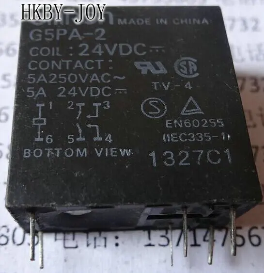 G5PA-2 G5PA-2-24VDC G5PA-2-24V G5PA-2-24 24V 5A
