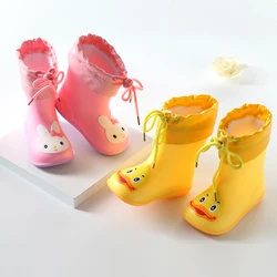 Autunno Inverno Caldo Peluche Impermeabile Scarpe da pioggia per bambini Ragazzi Ragazze Stivali di gomma per bambini Stivali da neve in PVC morbido Stivali da pioggia per bambini CSH789