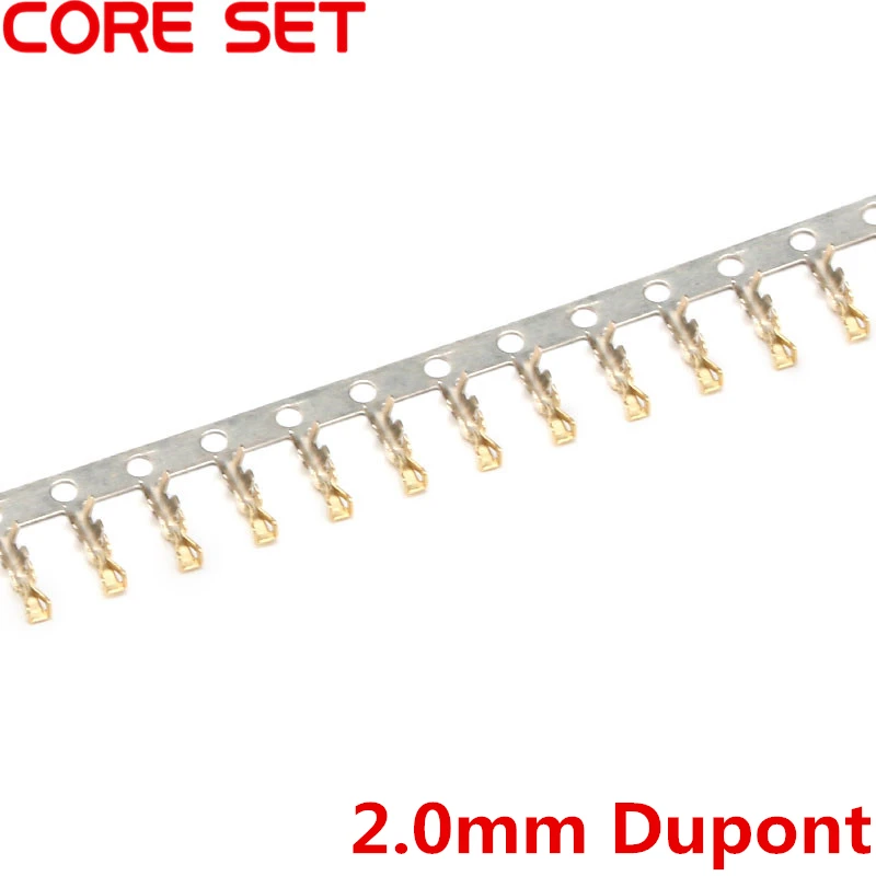 50pcs 2.0MM Dupont Line Terminals reed Connector Crimping terminal Female Terminals