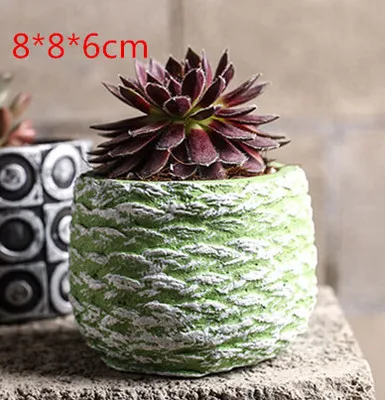 

Mold Silicone Succulent Plants Mini Pots Retro Thumb Basin Reusable Candle Mold Concrete Mould Vase Molds Silica Gel PRZY 001