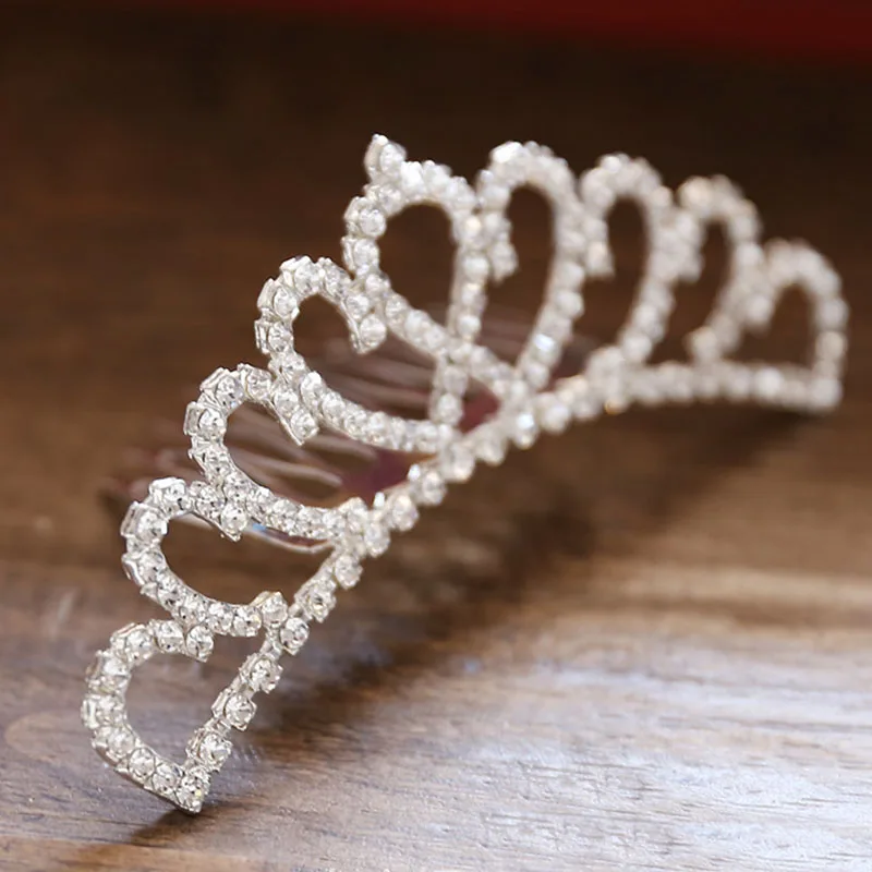 Fashion Multi-Style Pearl Rhinestone Tiara and Crown with Comb Wedding Princess Diadem Hair Jewelry Accessories for Women SL