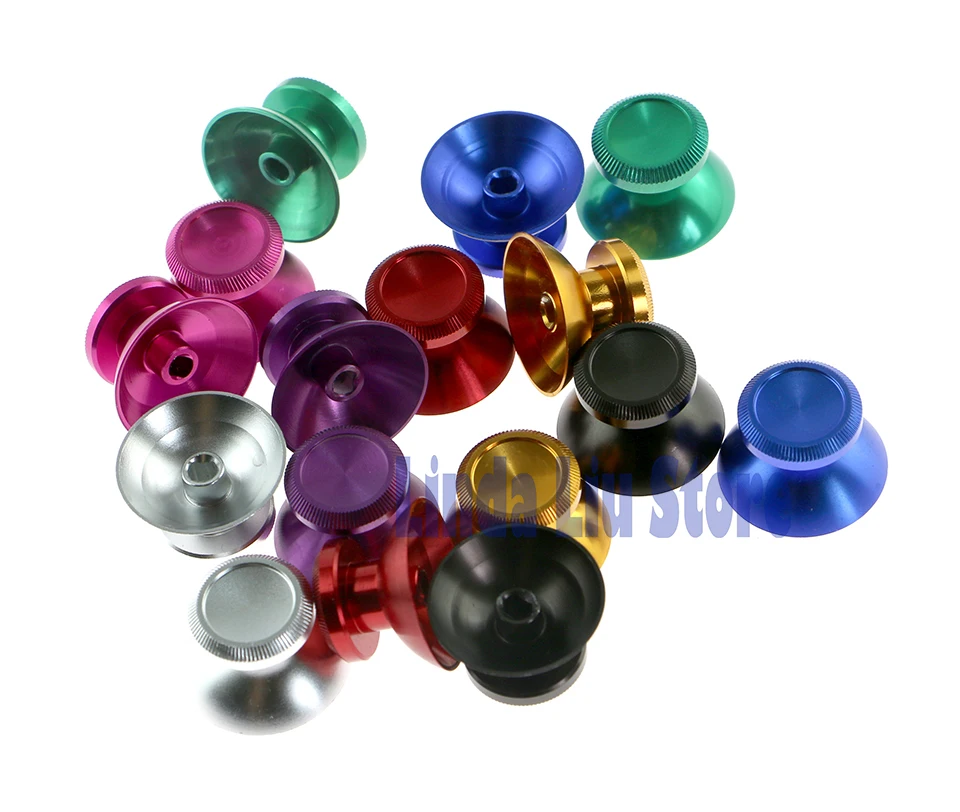 

20pcs For PS4 Aluminium Analog Thumbsticks for XBOX ONE Xboxone Controller Alloy Metal Analog 3D Joystick