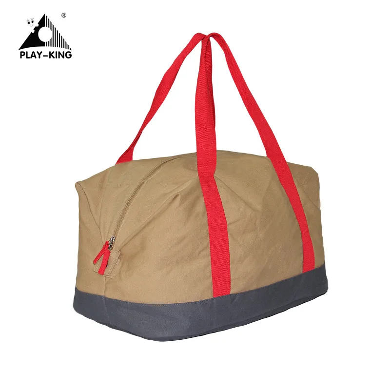 

PLAYKING Canvas Hand Bag Large Capacity Shoulder Bag Outside Sport Portable Luggage Bag Short Trip Travel Bag SF1339