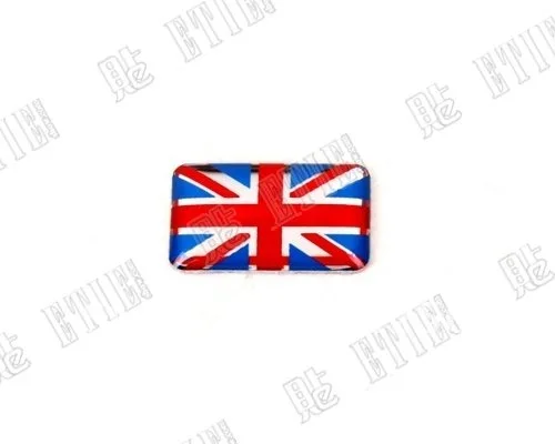 

10 set England National flag aluminum plastic stereo sticker aluminum alloy glue car emblem Car Styling