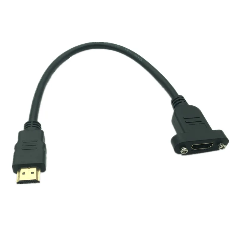 HDTV ذكر إلى أنثى خط لوحة جبل ثلاثية الأبعاد 4K تمديد محول ل رصد العارض BD لاعب 30 سنتيمتر/1ft 50 سنتيمتر/2ft