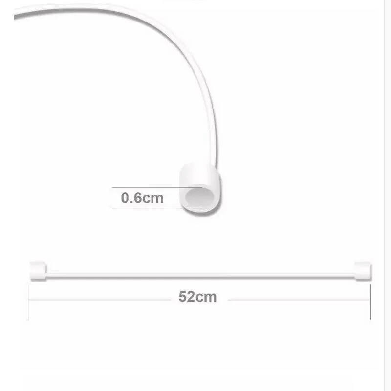 silicone airpod no loss straps for iphone7 7plus Wireless Earphone Bluetooth earphones soft Anti-lost rope connect cable