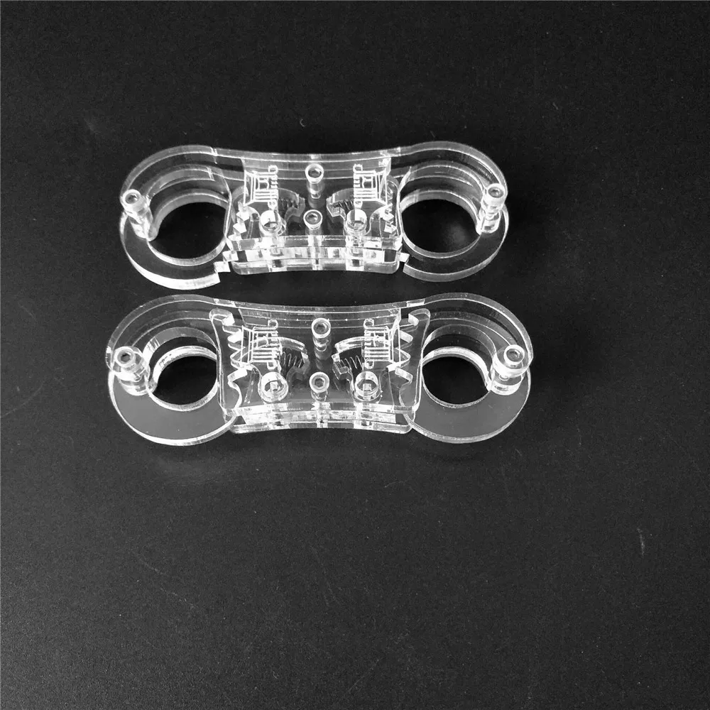 Latest Clear Crystal Restraint Thumb Cuffs With Locks Bondage Handcuffs Manacles Slave BDSM Adults Sex Toy For Male Female