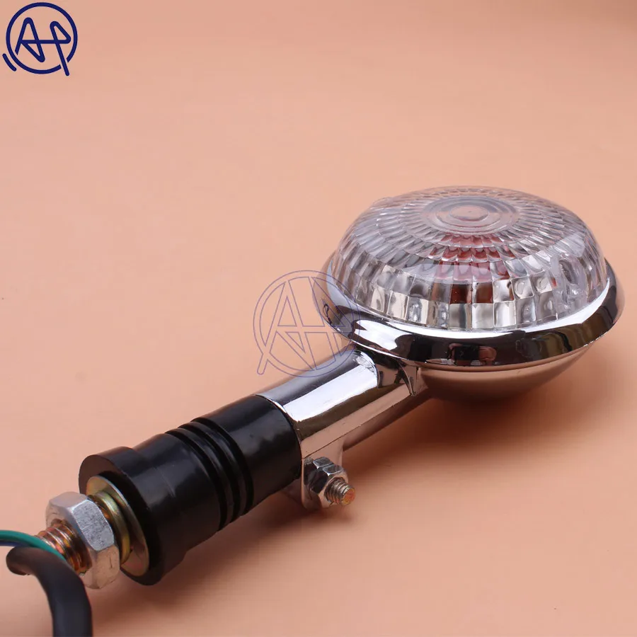 Mototcycle Clear Lens Amber Light Turn Signal Lights Lamp Indicators 1pairs Universal For YAMAHA XJ750 XVS 650 XVZ1300