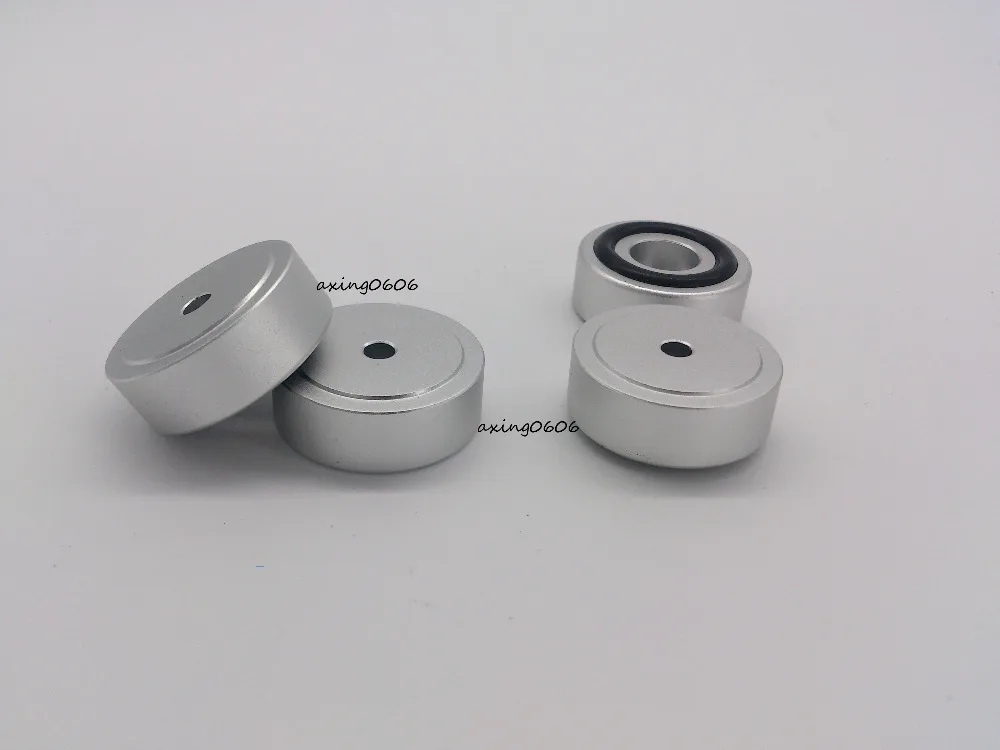 4pcs 30*12mm 알루미늄 기계 피트 스크럽 발 증폭기 스피커 피트 스파이크 PC 기계 패드 스타일