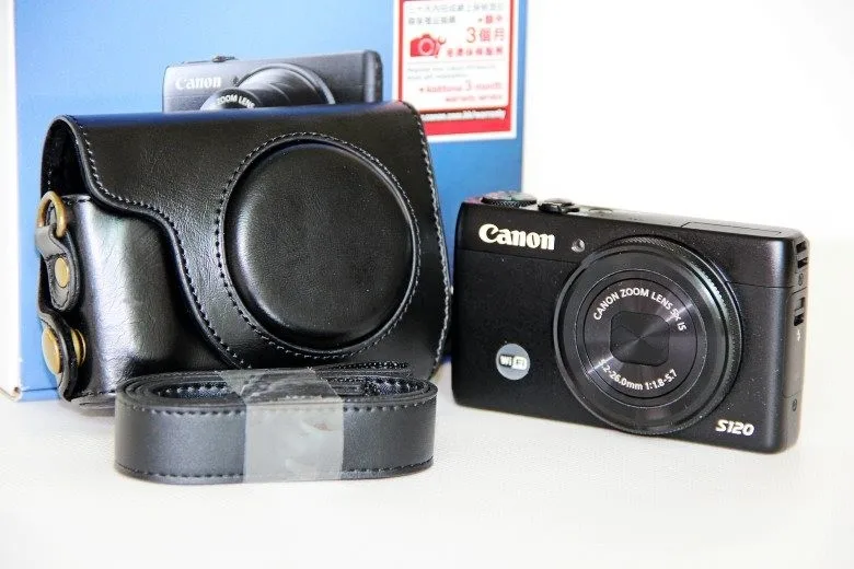 For Canon Powershot s110 S120 Vintage Camera Case Pu Leather