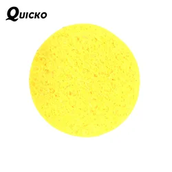 20pcs/lot Soldering Iron Tip Welding Cleaning Sponge Pads /High Temperature Enduring Round Shape 50*50*5mm