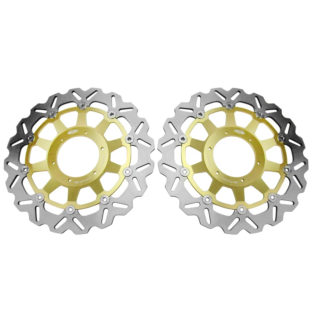 2Pcs Motorcycle Front Brake Disc Disk Rotors for Honda CBR954RR 2002-2003 & CBR929RR 2000-2001 Stainless Steel