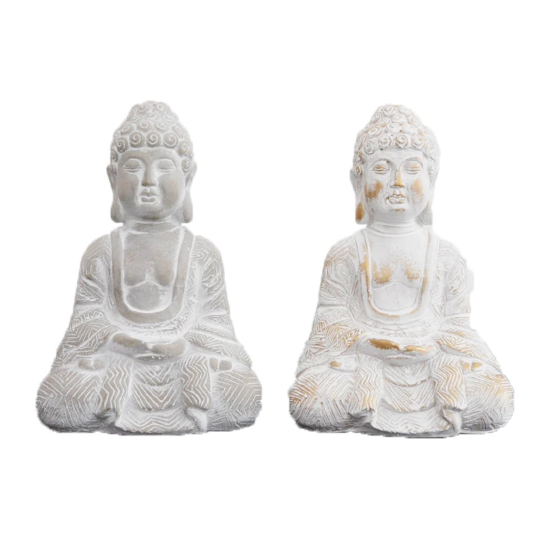 Cement Buddha silicone mold home worship decoration concrete place mold gifts