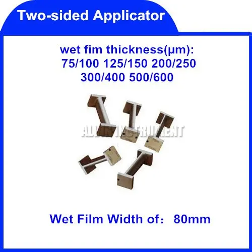 

Free Shipping Two-sided Applicator(Coater) Film coaters application applicators Wet Film Width:80mm Standars: ASTM D 823-25