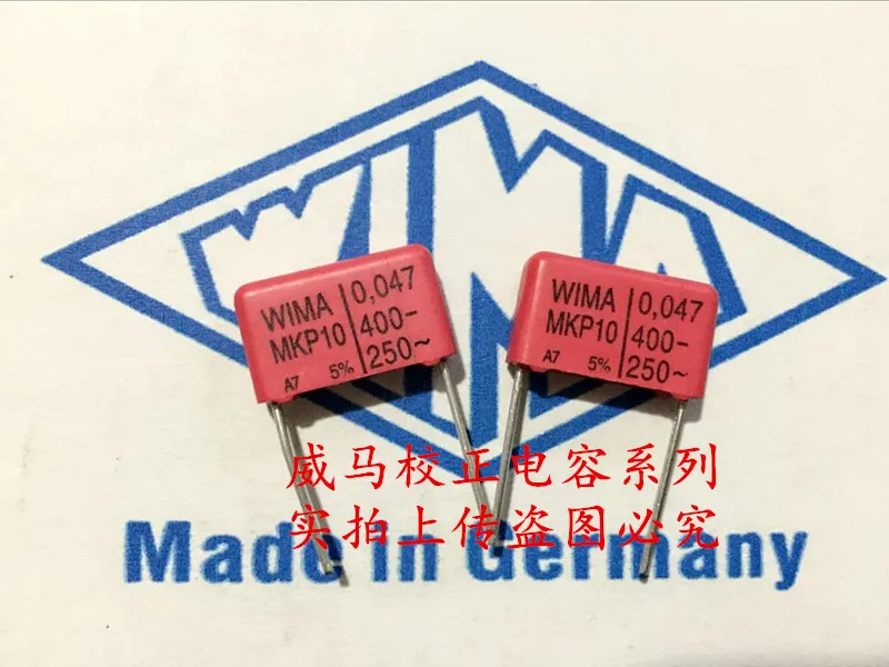 

2020 hot sale 10pcs/20pcs Germany WIMA MKP10 400V 0.047UF 400V 473 47nf P: 15mm Audio capacitor free shipping