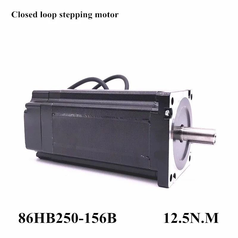 86 Hybird Closed loop stepper motor 86HB250-156B 12.5N.m Nema 34 6A 2 phase closed-loop stepping motor