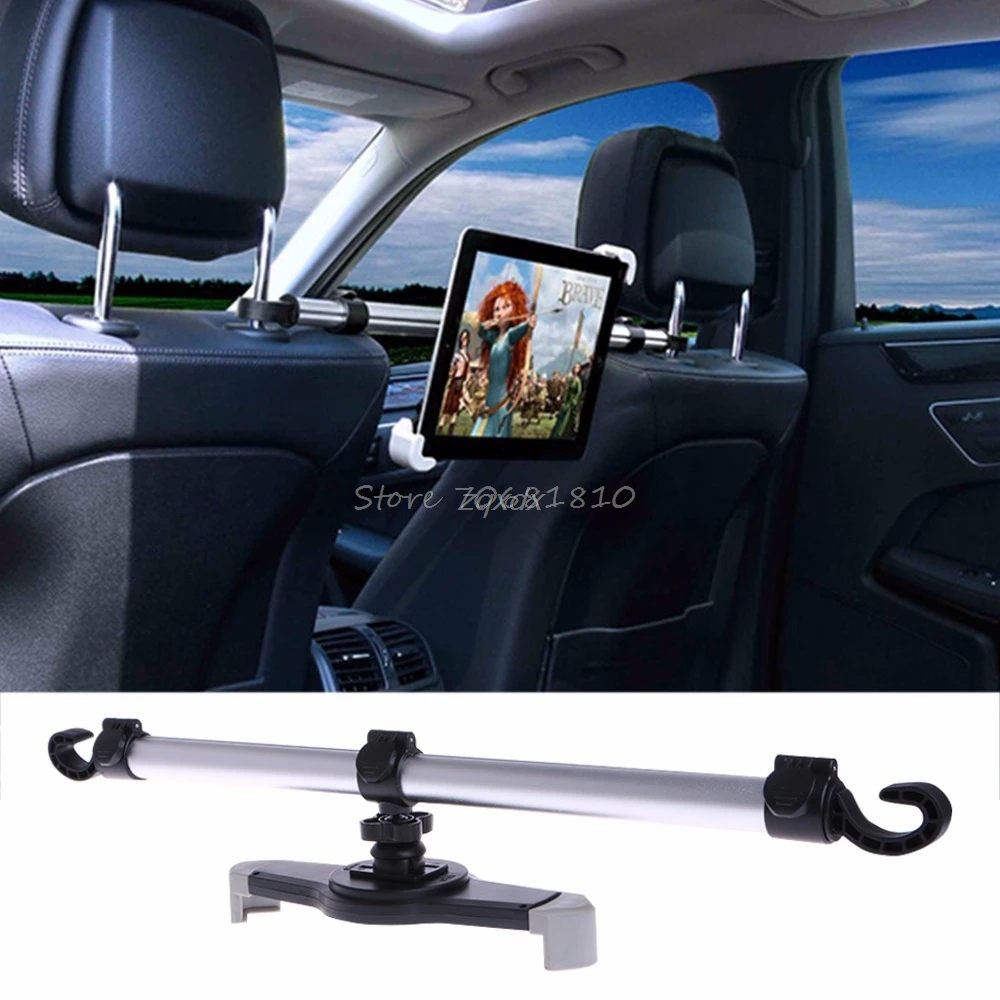 360 Degree Rotation Universal Aluminum Alloy Car Back Seat Mount Stand Holder For Tablet 7