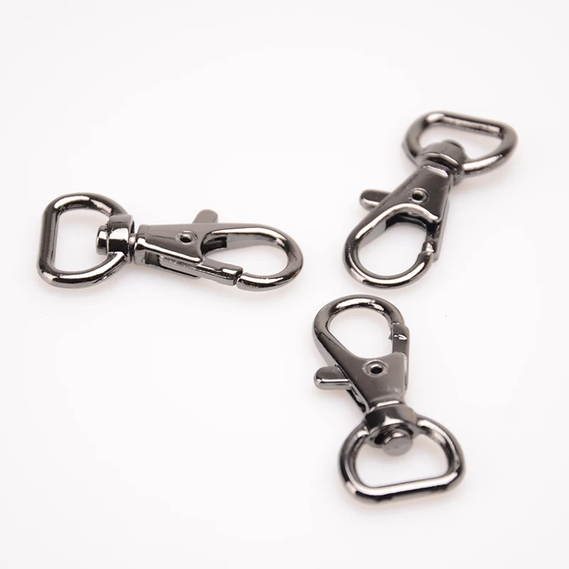 

5/8 Inch ( 15mm ) Gunmetal Swivel Clasps lobster claw lanyard