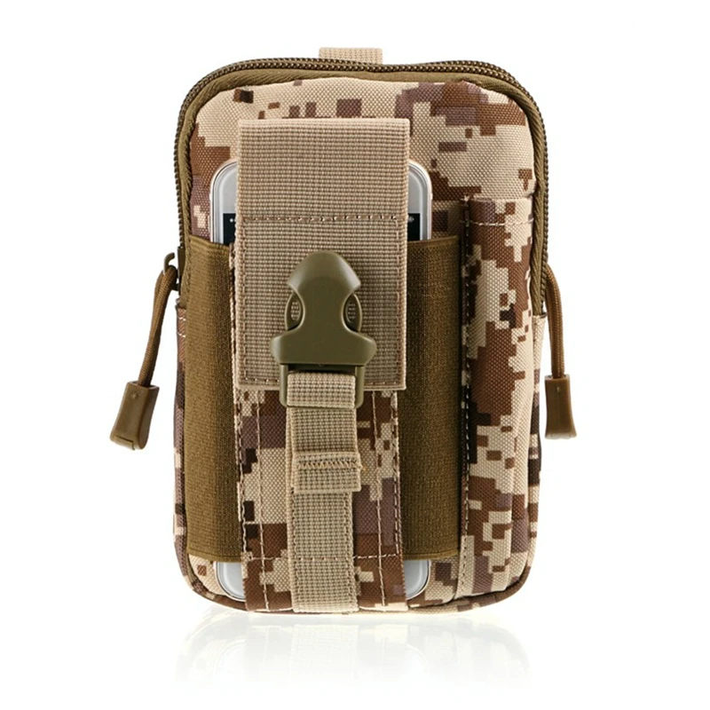 Outdoor Sport Tactical Molle Pouch Waist Bag Hiking Climbing Camping Belt Pack Bag Running Travel Hunting Small Pocket