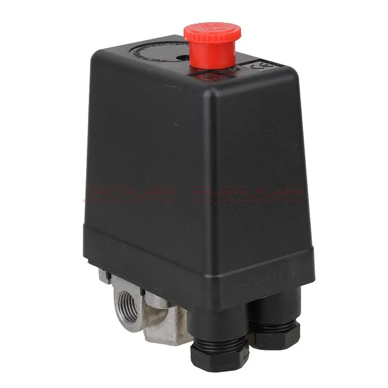 

1Pcs AC220-240V 15A 0.55-0.8Mpa 4-Port Pressure Switch Knob Valve for Air Compressor Pump Magnetic starter Vertical Controller