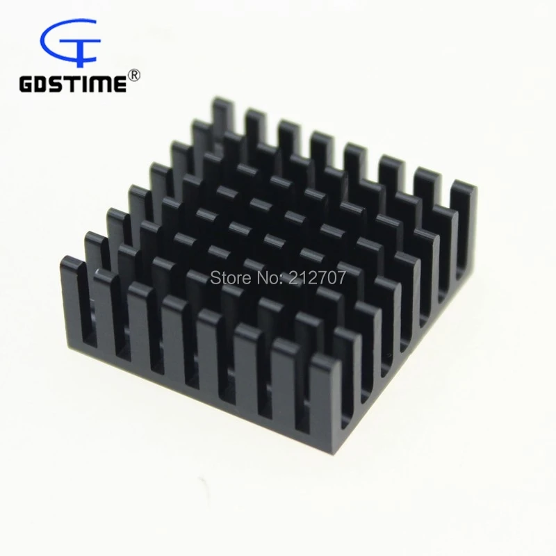 500 Pieces/lot Gdstime 25x25x10mm Radiator Aluminum Heat Sink Heatsink