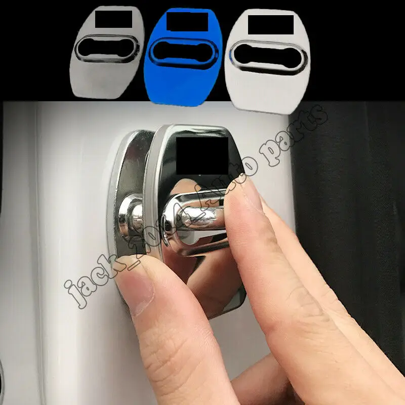 

Синие, серебристые, черные автомобильные чехлы из нержавеющей стали, крышка дверного замка, чехол для Chevrolet Equinox 2017-2018